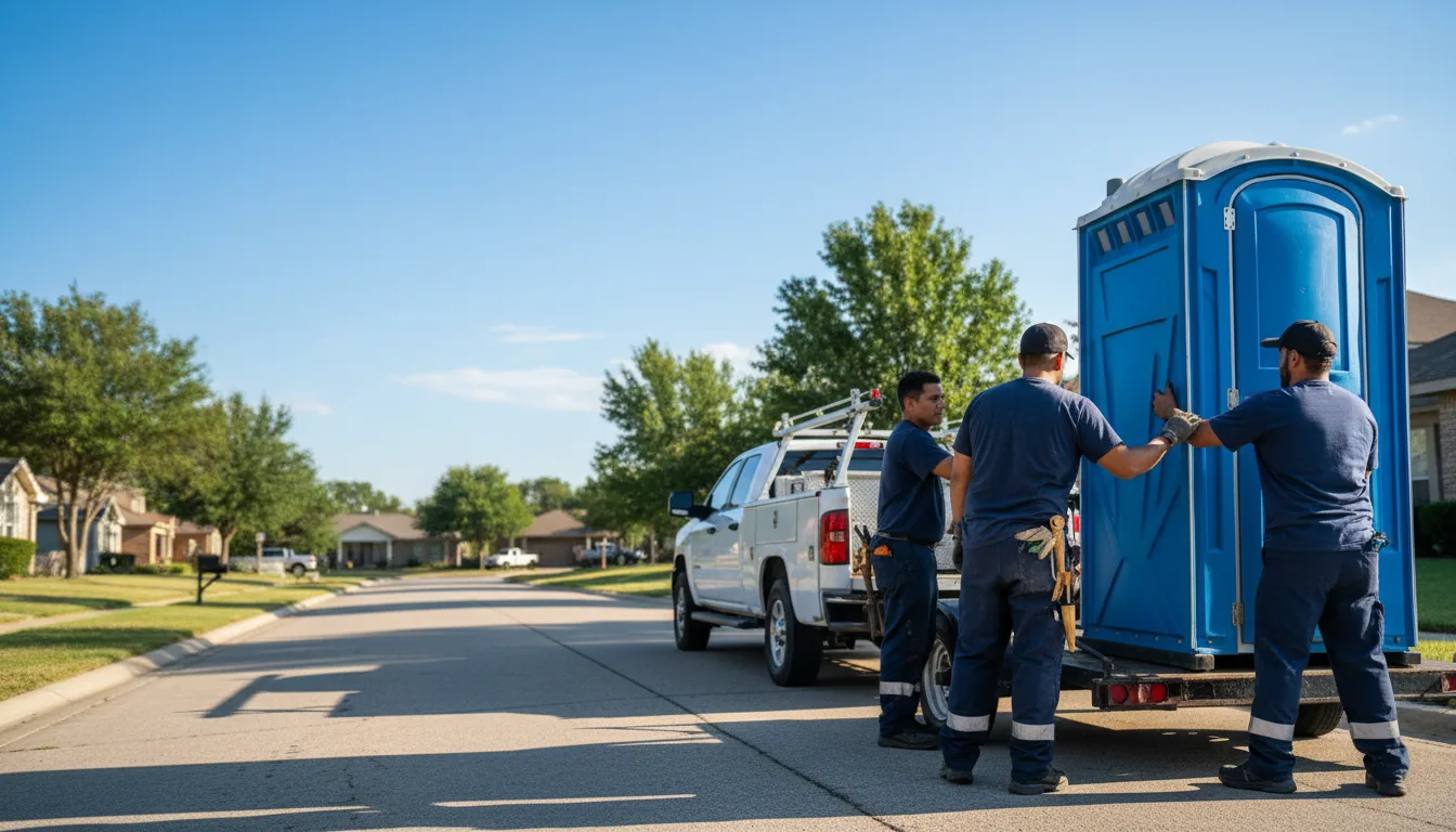 Portable Toilet Rental in Thrall, TX near me